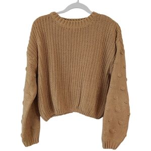 moon & madison Camel Knit Sweater